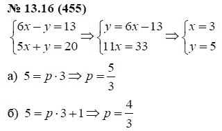Ответ к задаче № 13.16 (455) - А.Г. Мордкович, гдз по алгебре 7 класс